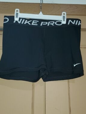 Nike Pro Compression Shorts with White Swoosh